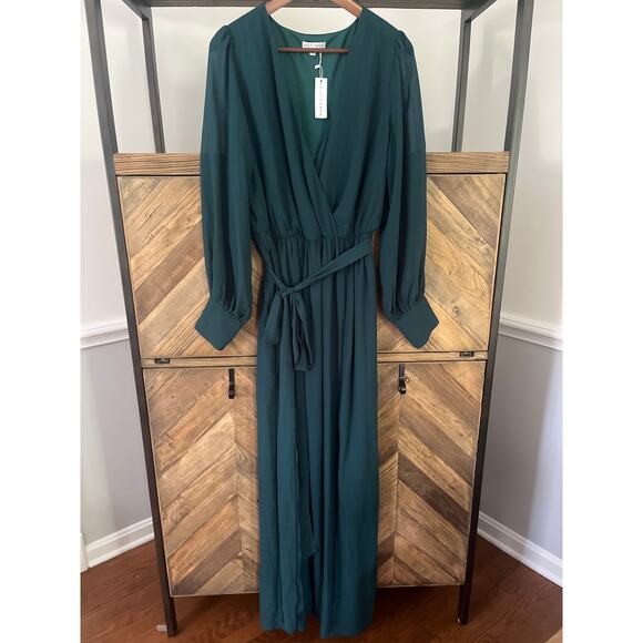 NWT Baltic Born Green Maxi Dress 1XL - Picture 3 of 6
